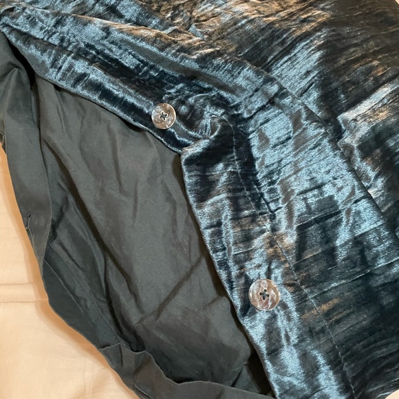 West Elm Crinkle Velvet Duvet - Picture 5 of 6